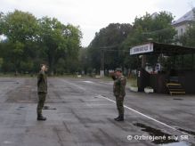 Vojensk nstup pri prleitosti odovzdvania a preberania funkcie velitea 2. mechanizovanej brigdy